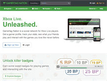 Tablet Screenshot of gamertagnation.com